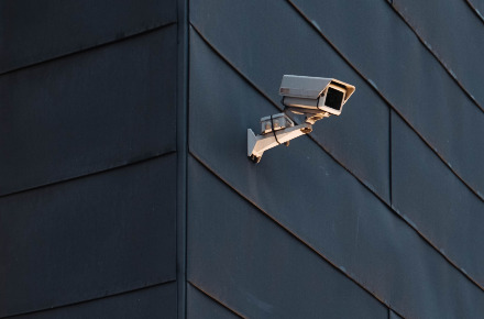 picture of surveillance cameras